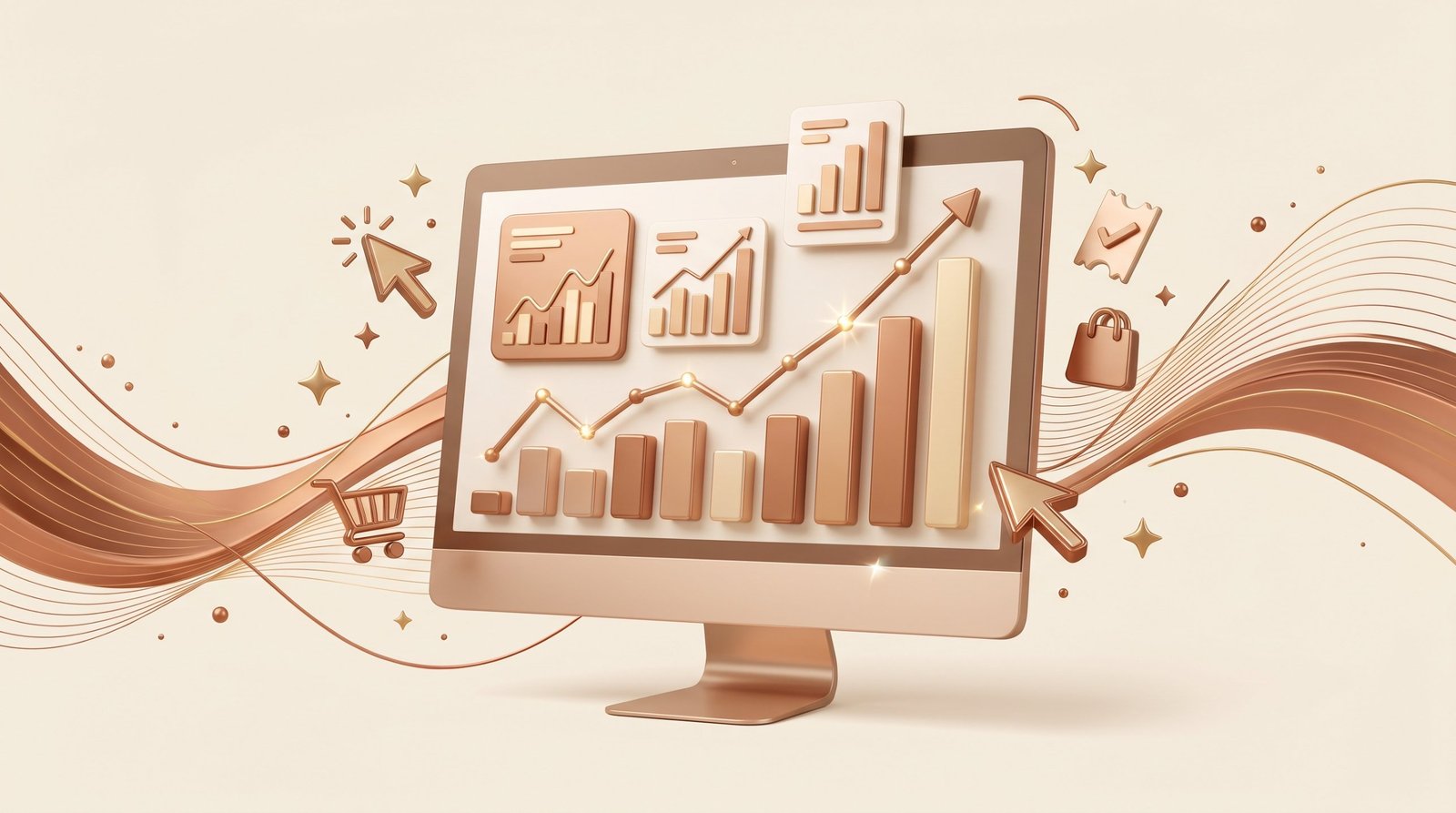 Reporte de resultados con crecimiento en ventas