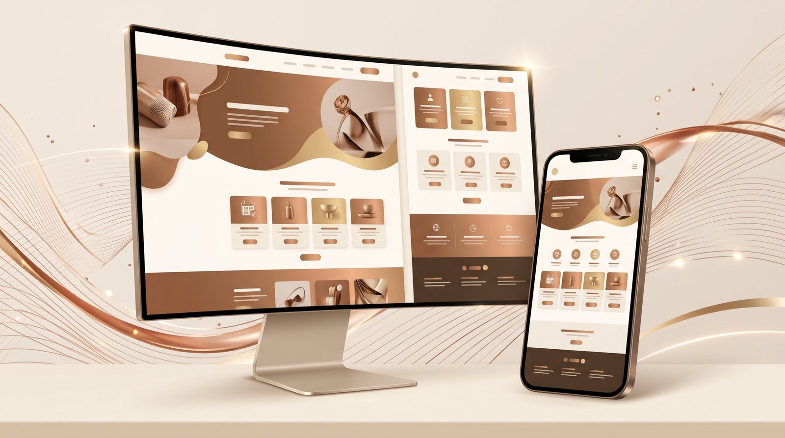 Sitio web de OWL en computador y celular